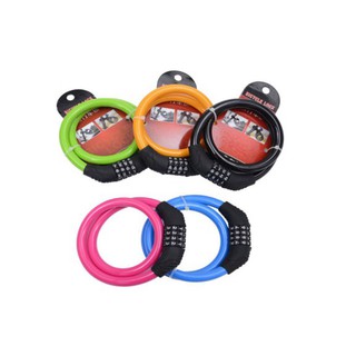 Khóa dây 4 số chống trộm cho xe máy, xe đạp