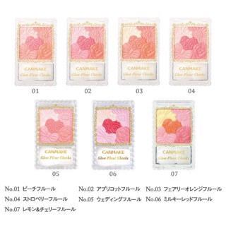(Sẵn) Phấn Má Hồng Canmake Glow Fleur Cheek