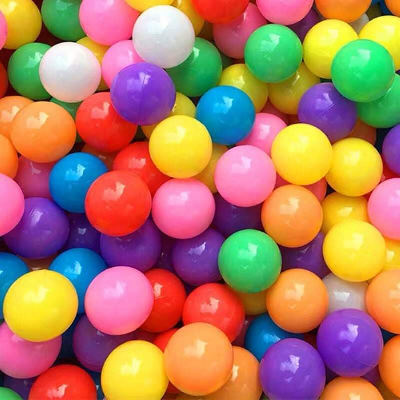 Túi 100 quả Bóng Nhựa Chuyên Dụng cho Bé , Thả Bể bơi. Thả nhà phao,...