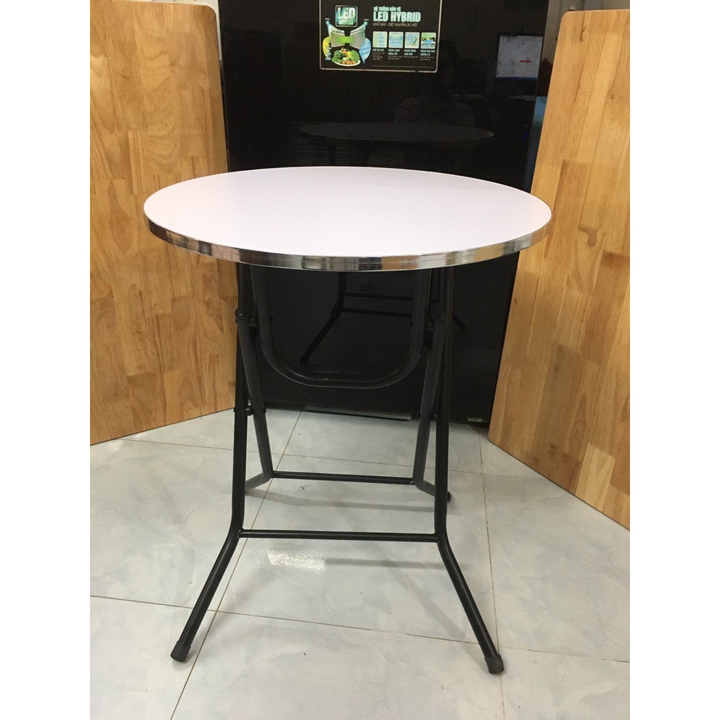 Bàn cà phê 𝐅𝐑𝐄𝐄 𝐒𝐇𝐈𝐏 bàn gấp gọn tiện dụng tròn 60 cao 72 cm