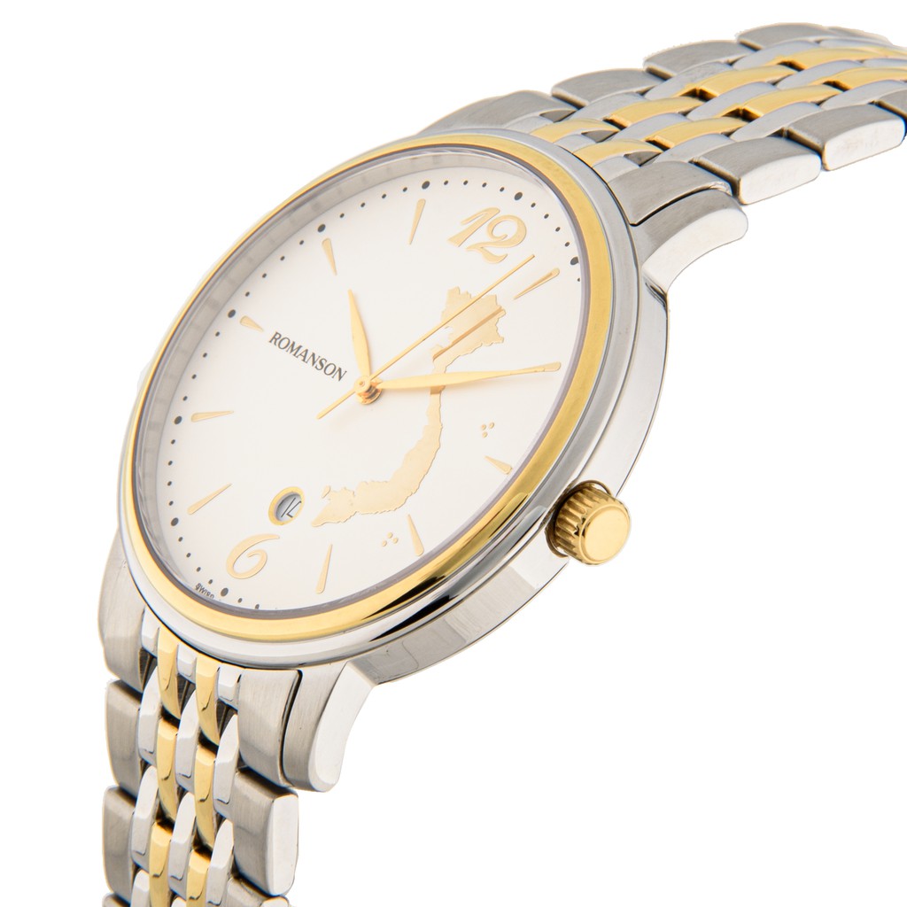 Đồng hồ nam chính hãng Hàn Quốc - Romanson Special Edition 2015 TM4259SMCWH - Phân phối độc quyền Galle Watch