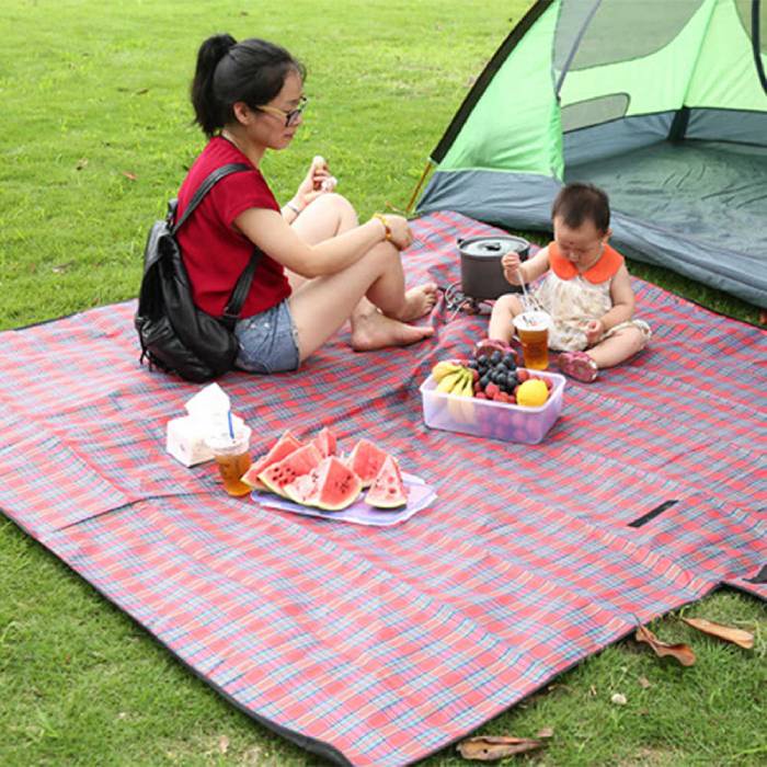 Thảm Trải Đi Du Lịch Gấp Gọn Picnic Dã Ngoại - Bạt Trải Nền Đi Chơi Phượt Theo Hội Nhóm