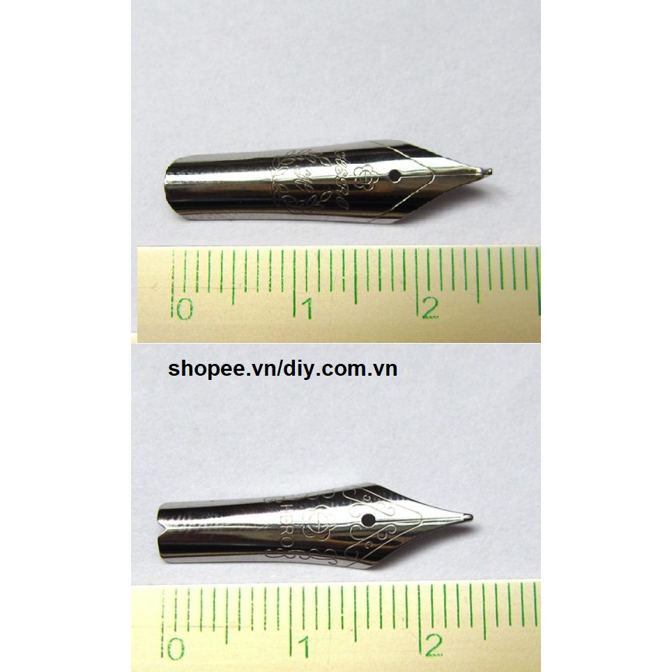 🚚 Ngòi Bút HERO Bút Máy Ngòi Thẳng  - Ngòi Cong - Ngang 0.5 cm