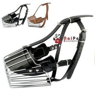 Rọ Mõm Chó Inox Đai Da Cao Cấp