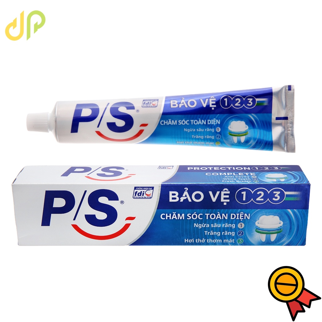 Kem đánh răng P/S bảo vệ 123 và trà xanh 180gr