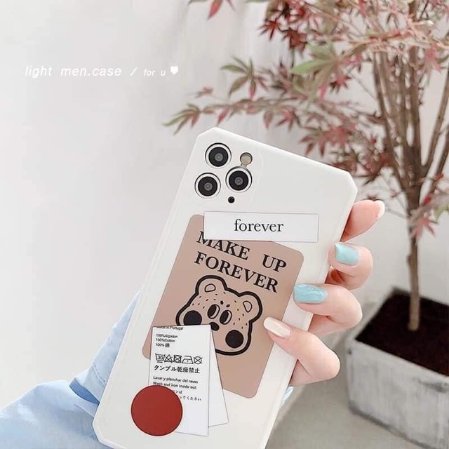 Ốp bảo vệ camera hình gấu make up forever