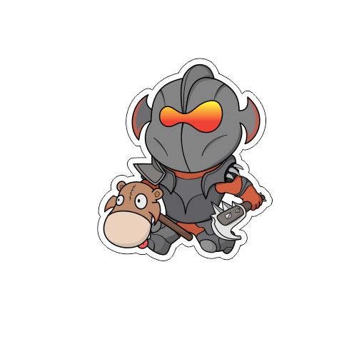 Bộ Sticker Dán Nhân Vật Hoạt Hình Game Dota 2