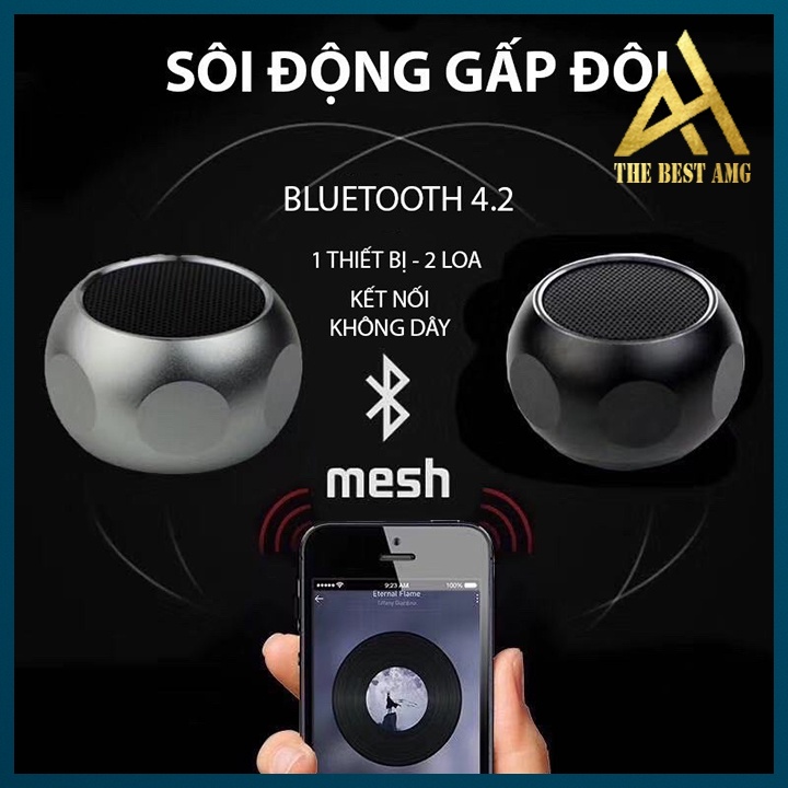 Loa Bluetooth Mini Cầm Tay Di Động M10 Bass Cực Mạnh - Loa Nghe Nhạc Không Dây Xách Tay Âm Thanh Cực Hay