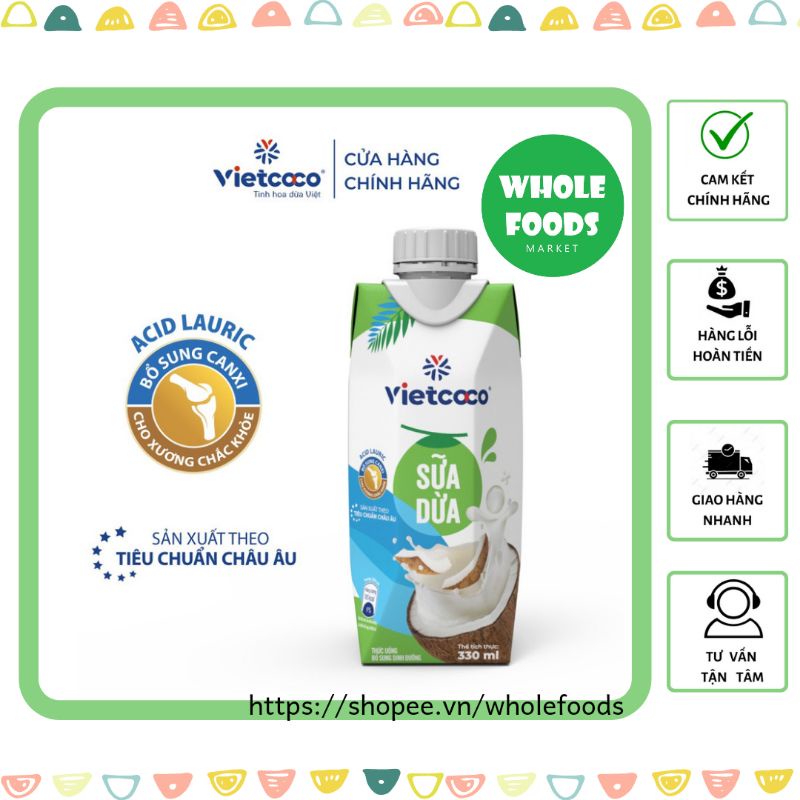 Sữa dừa Vietcoco 330ml