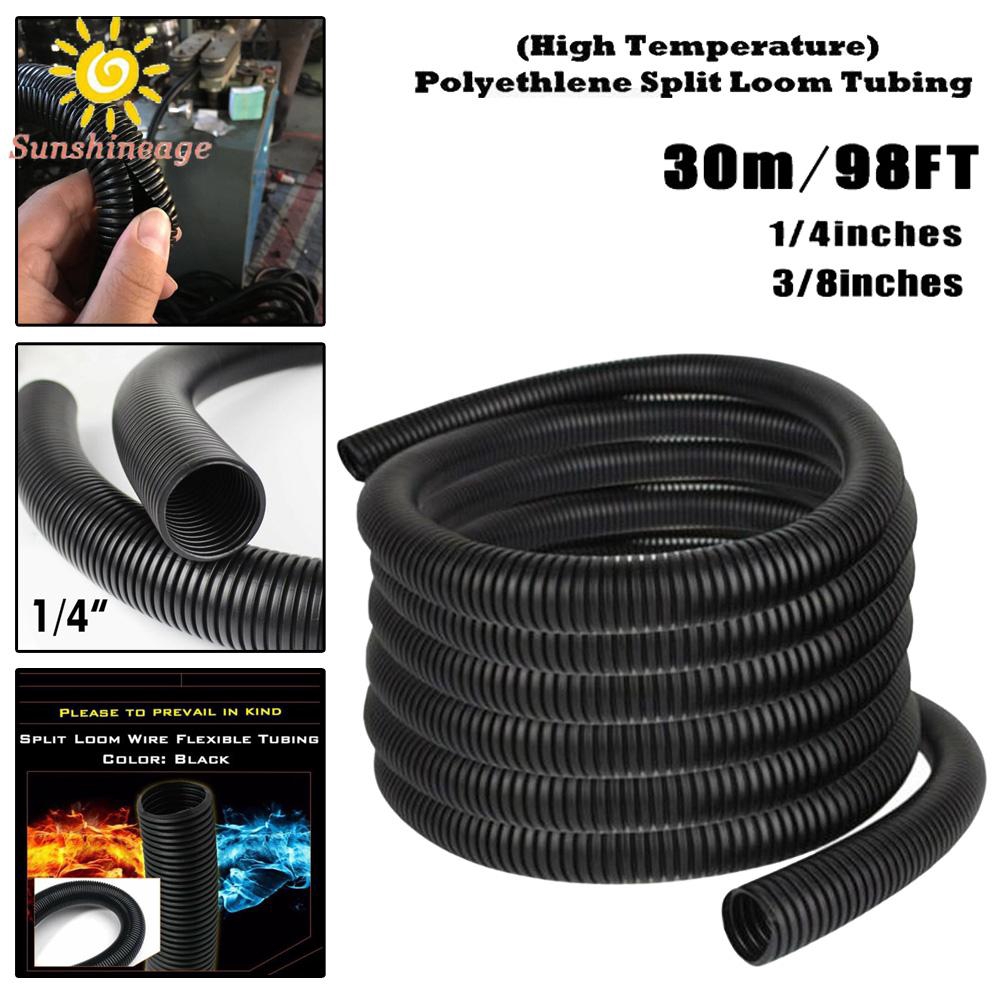 Ống Bọc Dây Điện Màu Đen 1 / 4 &quot;