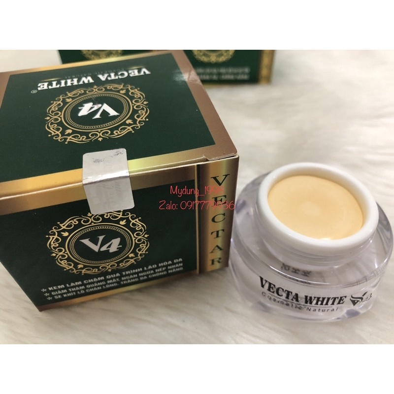 KEM DƯỠNG TRẮNG DA VECTA WHITE  10g