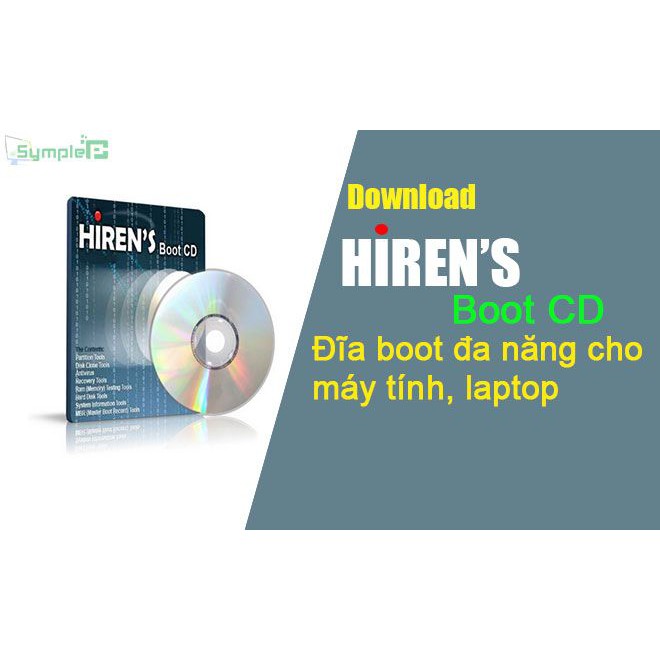 CD Hiren's Boot 15.2 | WebRaoVat - webraovat.net.vn