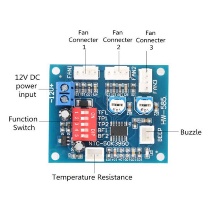 Bộ Điều Chỉnh Điện Áp Dc 12v Pwm Pc Cpu Chất Lượng Cao | BigBuy360 - bigbuy360.vn