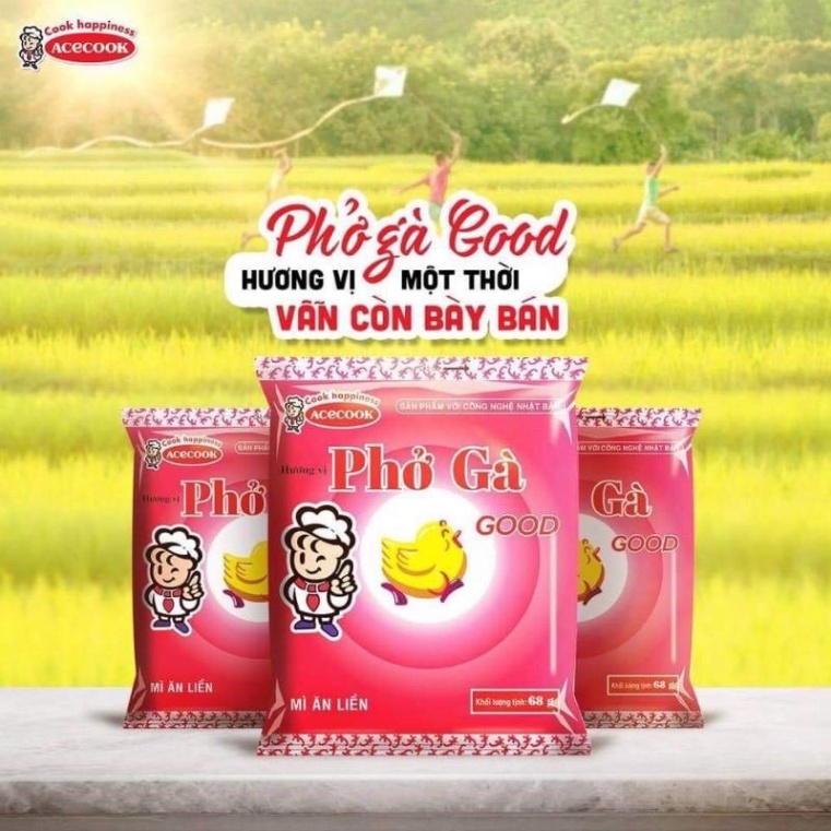 {Xả Kho} 1 gói mì sợi phở hương vị phở gà/ bò Good Acecook 68g