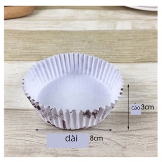 Cup giấy đựng bánh muffin cupcake đáy lớn