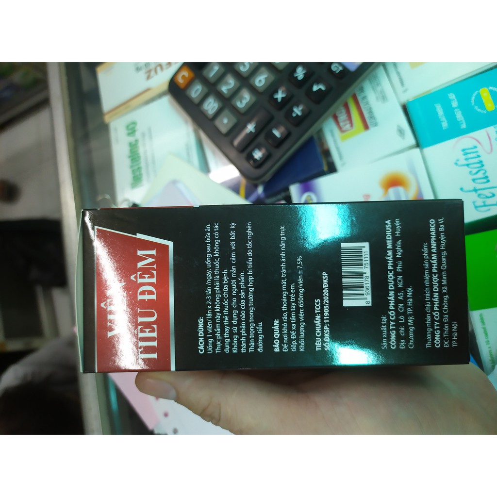 Viên Tiểu Đêm giúp bổ thận, tăng cường chức năng bàng quang, hỗ trợ tiểu đêm, tiểu rát, tiểu không tự chủ lọ