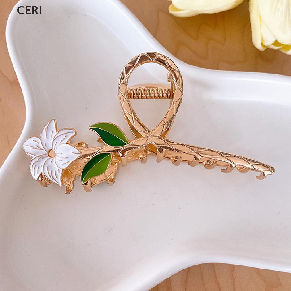 Kẹp Tóc Càng Cua Đính Hoa Lily