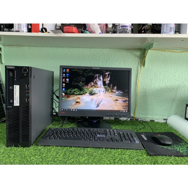 Bộ máy Văn Phòng Lenovo I3 3210/ 4gb/ SSD 128gb + Màn hình 19" Lenovo