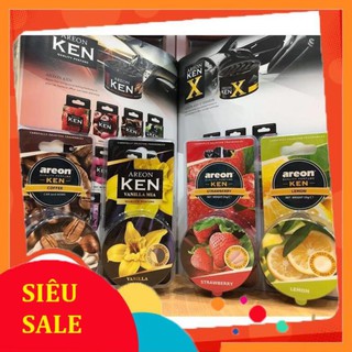Sáp thơm nước hoa ô tô areon khử mùi xe hơi cao cấp- areon ken chính hãng nhập khẩu bulgaria hương thơm tự nhiên dễ chịu