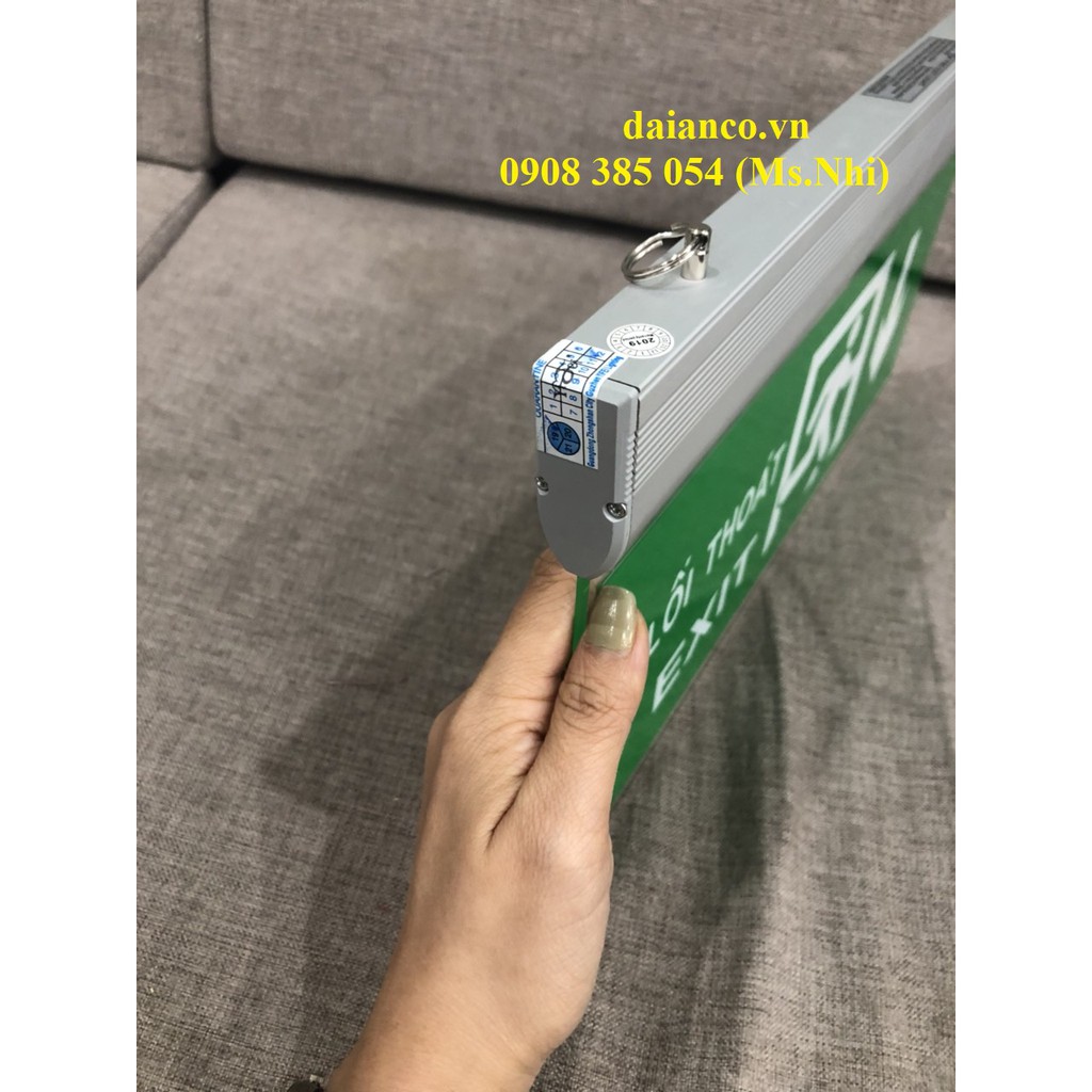 Biển Chỉ Dẫn Thoát Nạn 2 Mặt Chỉ Xuống Cầu Thang YF-1019 (YF2- X-1019)