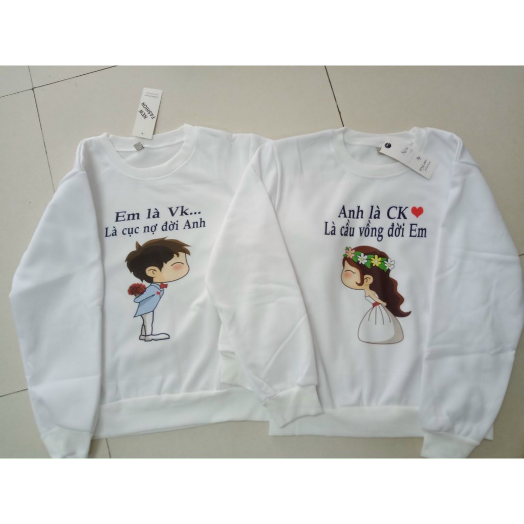 ÁO ĐÔI THU ĐÔNG TAY DÀI SIÊU ĐẸP