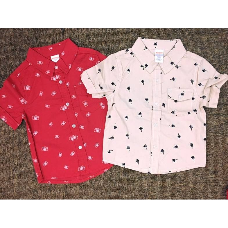 MS 21018 : Sơ mi #Gymboree hàng xuất xịn