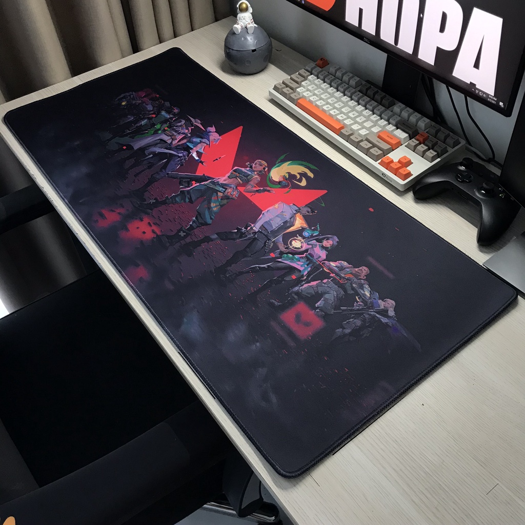 Lót Chuột - Pad Chuột - Mouse Pad - VALORANT 1 Gaming - Chống Nước - Size lớn (90x40 dày 4mm) (80x30 dày 3mm)