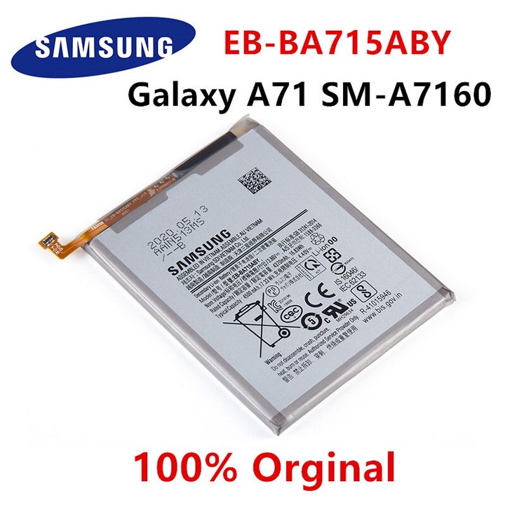 Pin Samsung A71, A715, A7160 EB-BA715ABY 4500mAh Zin + Tặng Keo dán Pin + FreeShip