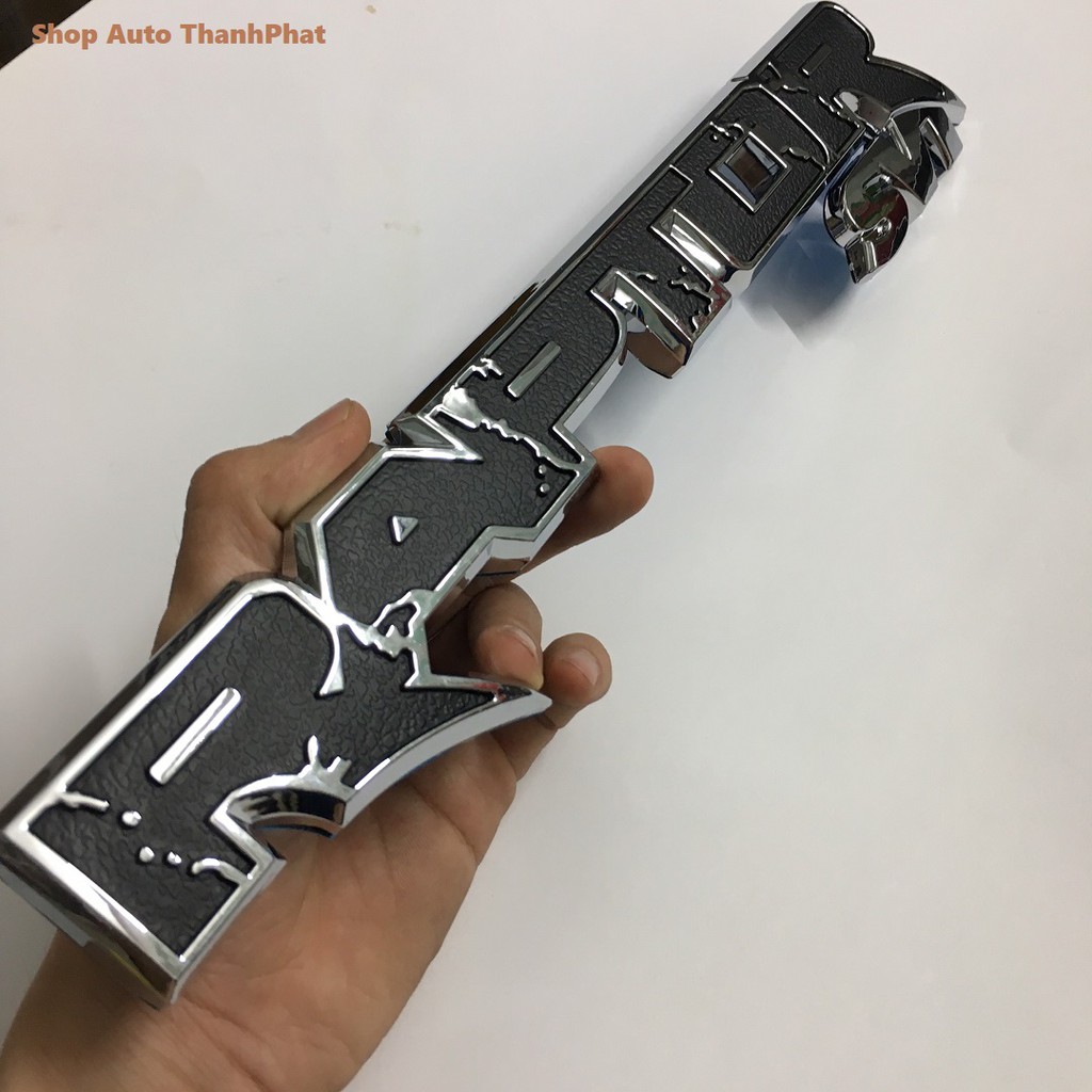 Chữ RAPTOR nổi 3D trang trí xe Ford Ranger 3 màu lựa chọn