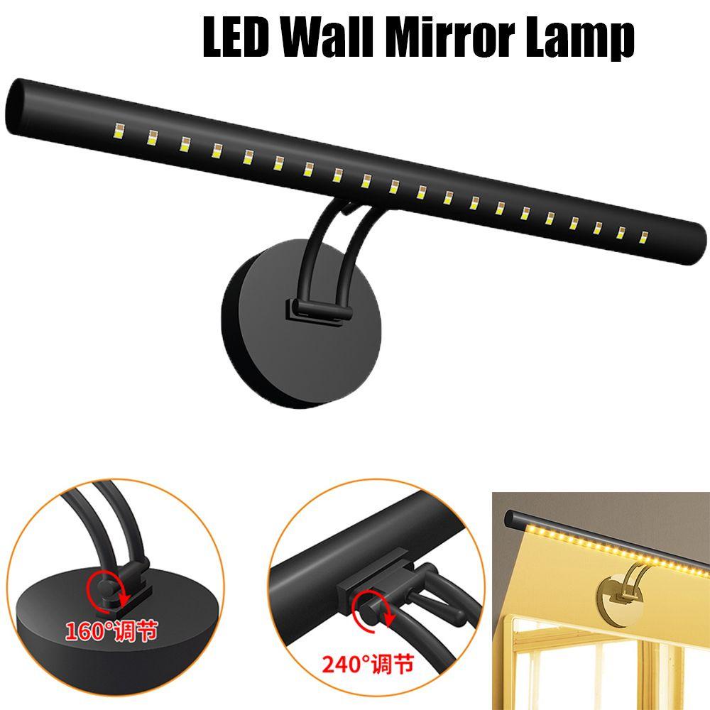 FOREVER Đèn LED Gắn Tường Tráng Gương Có Công Tắc Bằng Thép Không Gỉ