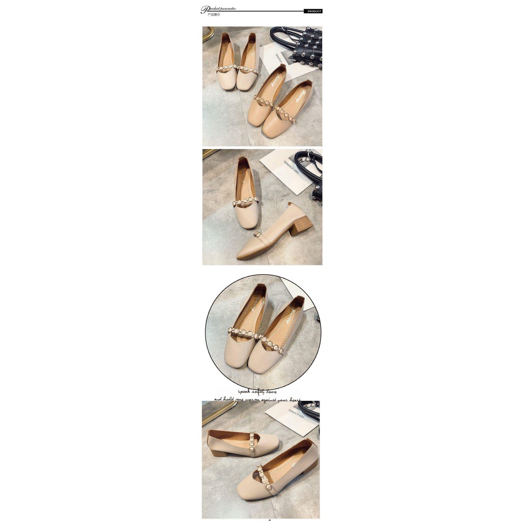 Giày Búp Bê Nữ Mũi Vuông Thời Trang Hàn Quốc 2021 | BigBuy360 - bigbuy360.vn