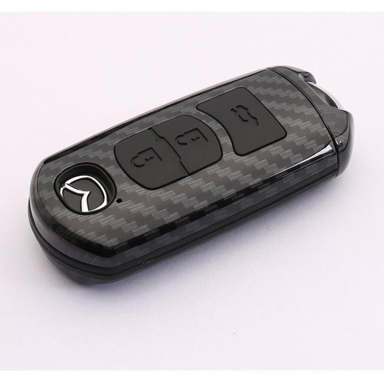 Vỏ chìa khóa cacbon cao cấp xe mazda CX5 2018, mazda3, Mazda 6 Bảo Hành Uy Tín Lỗi 1 Đổi 1