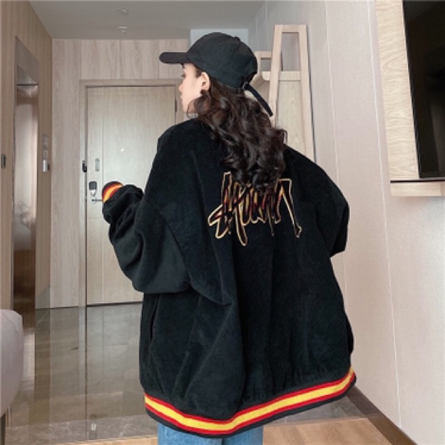 ÁO KHOÁC BÓNG CHÀY ULZZANG K02 (ảnh thật phía cuôi) | BigBuy360 - bigbuy360.vn