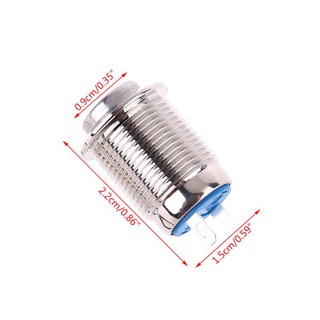 Công Tắc Nút Nhấn Kim Loại 12mm