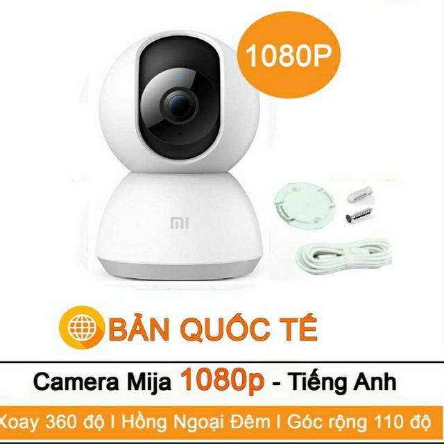 Camera Xiaomi Mija Xoay 360 độ Ip 1080p - Bản quốc tế