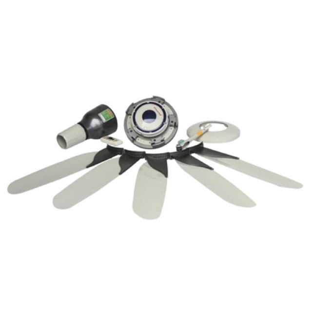 Quạt trần 1500 điều khiển từ xa - cánh nhôm
