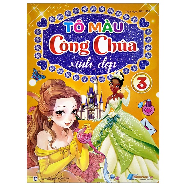 Sách Tô Màu Công Chúa Xinh Đẹp - Tập 3