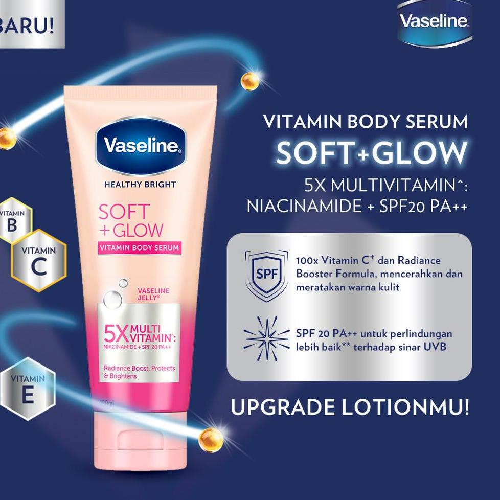 Hầu hết hàngSerum Vaseline Chăm Sóc Sức Khỏe Làm Sáng Da 2X180Ml