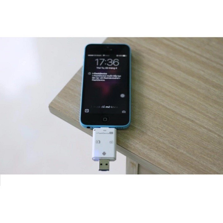 FlashDevice Đầu Đọc Thẻ Nhớ SD/TF Dành Cho IPhone/IPad/ Android OS - Đầu đọc thẻ nhớ đa năng