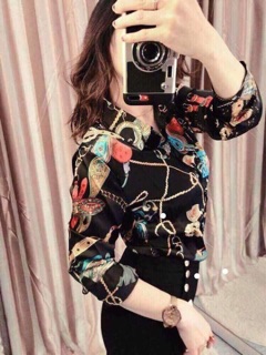 Sơ mi lụa satin