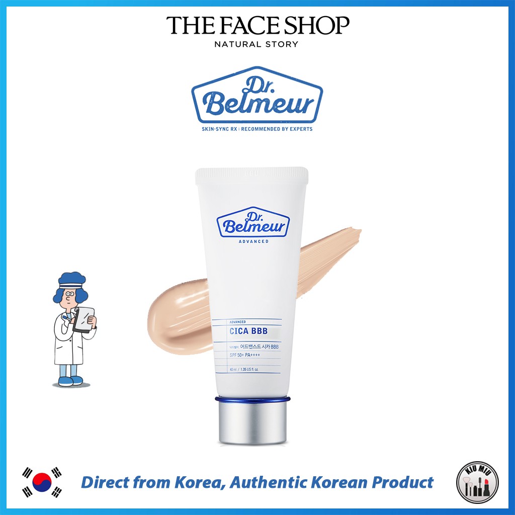 Dr. Belmeur Advanced CICA BBB Cream SPF50+ PA++++ (Brightening Barrier Balm) *ORIGINAL KOREA*