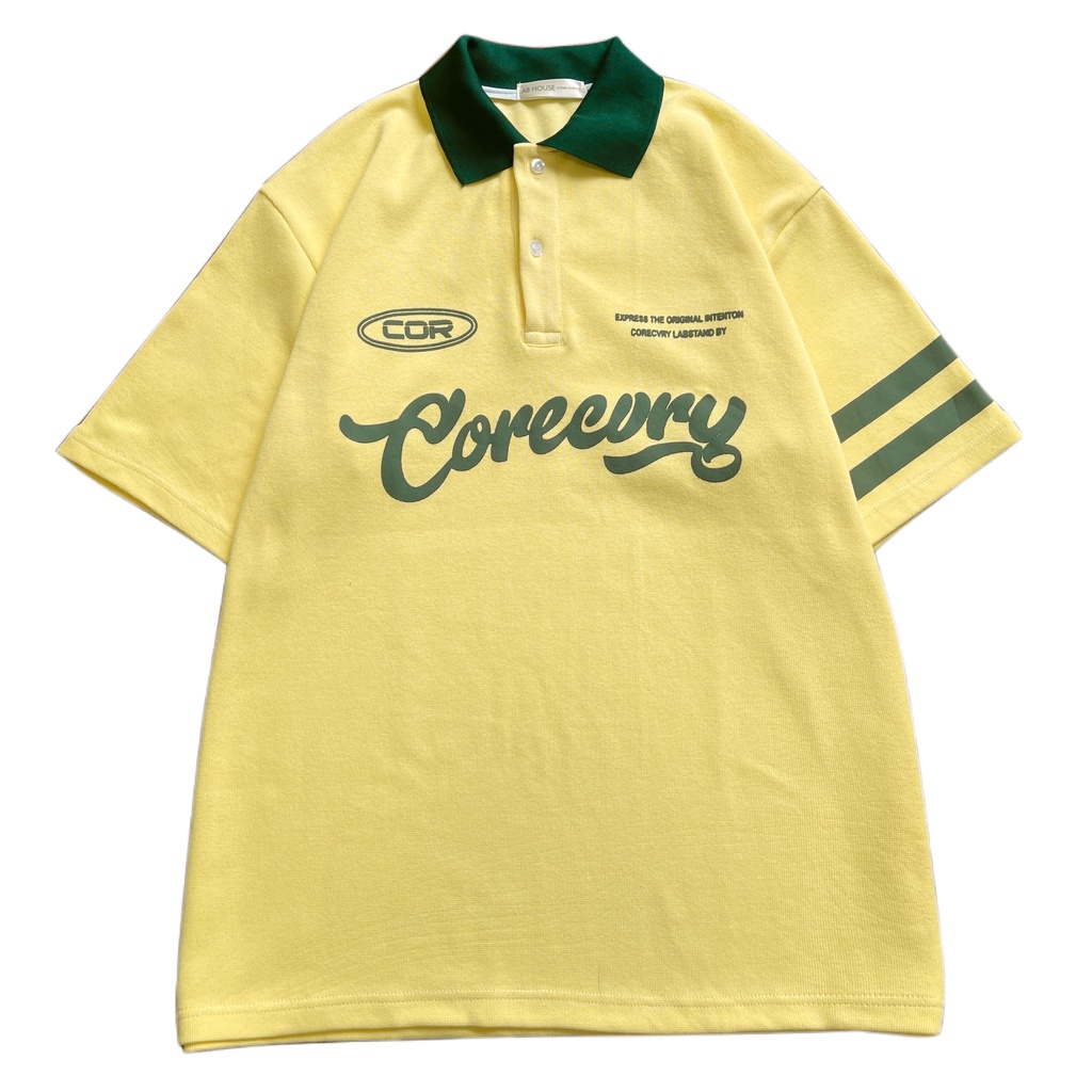 Áo thun Polo COREE form rộng unisex nam nữ