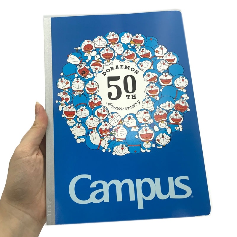 Vở Doraemon 50th Anniversary - 4 Ô Ly 80 Trang ĐL 100g/m2 - Campus NB-BD5A80 (Mẫu Màu Giao Ngẫu Nhiên)