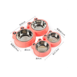 Bát ăn cho chó mèo thú cưng - Bát đôi xương , bát xương, bát ếch.