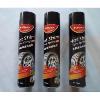 Chai xịt bóng lốp Hot Shine, làm đen lốp, bảo vệ vỏ lốp xe