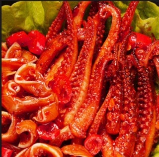 Mực cay Tứ Xuyên