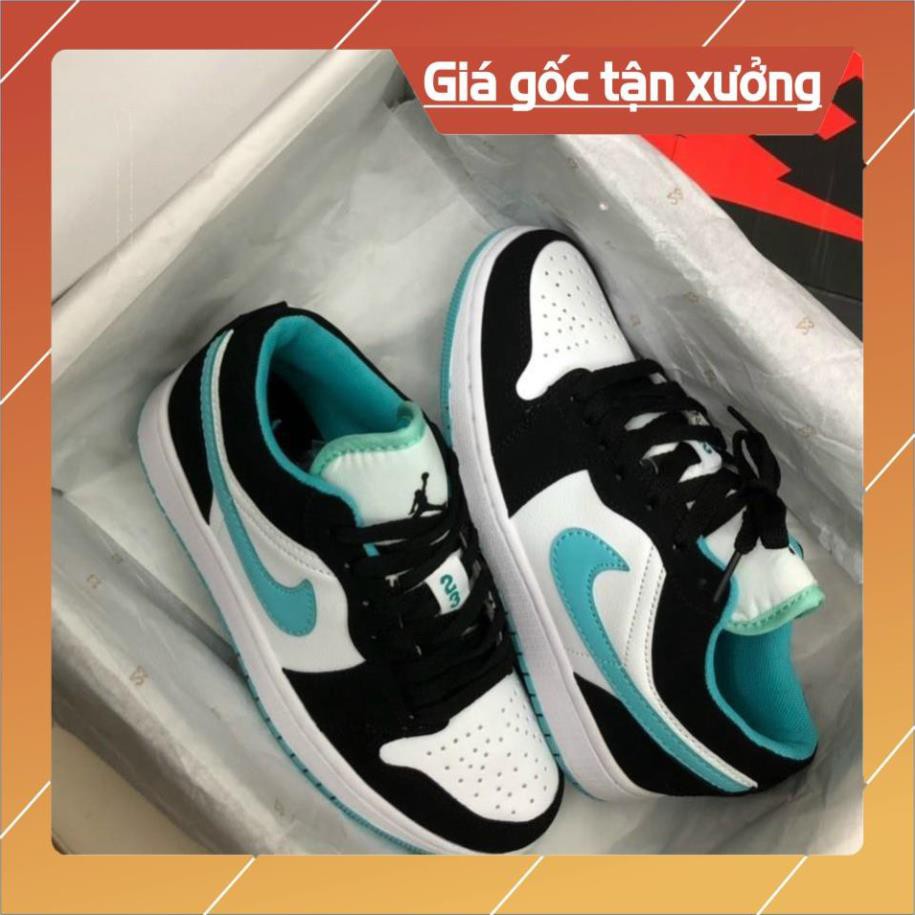 [FreeShip+ Hàng Xịn] Giày thể thao, Giày sneaker, Giày jordan 1 xanh ngọc cổ thấp