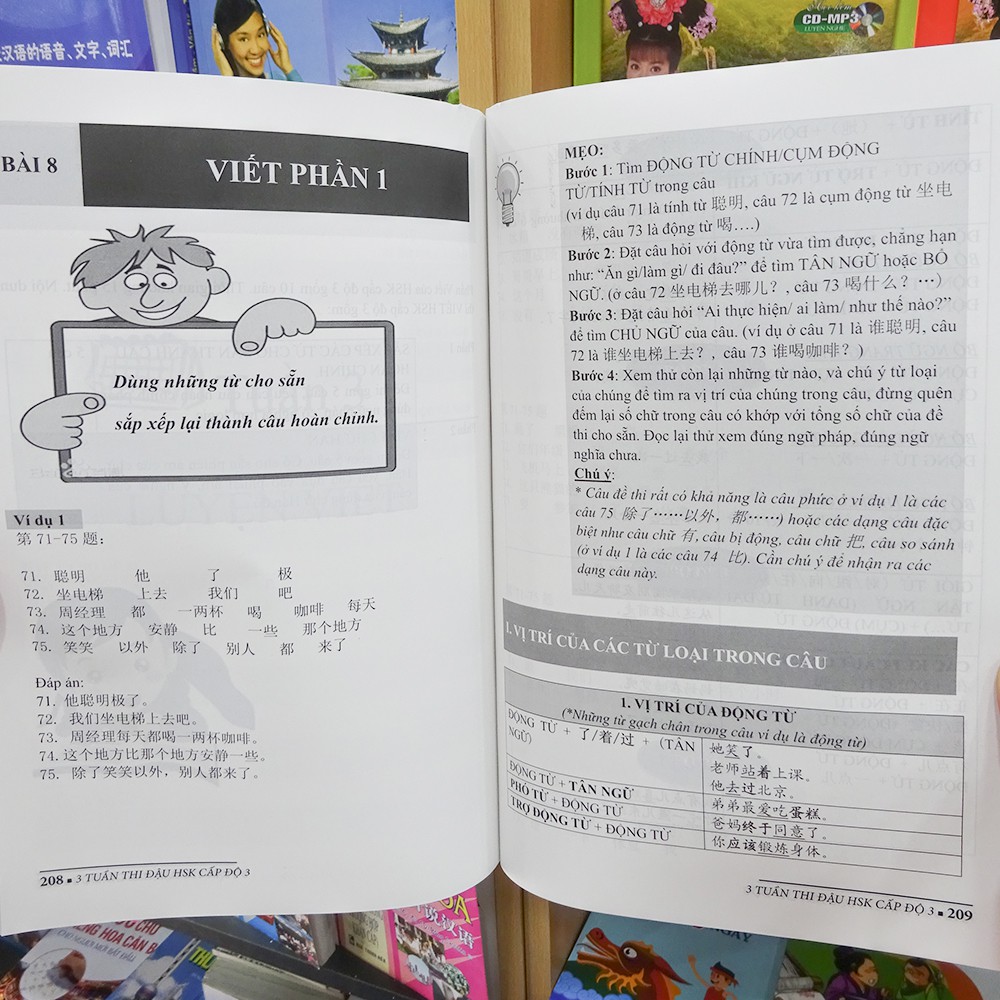 Sách - 3 Tuần Thi Đậu HSK3 (Cấp Độ 3) - Sách luyện thi tiếng Hoa độc quyền Nhân Văn