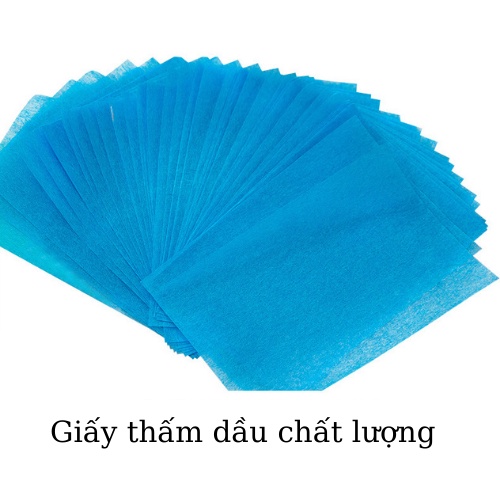 Giấy thấm dầu da mặt gói 50 miếng nhiều màu GD45