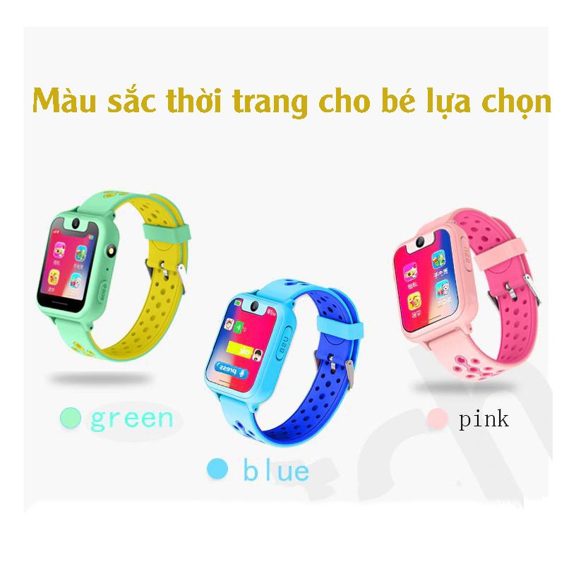 Đồng Hồ Định Vị Thông Minh S6 - Gọi Điện Nhắn Tin Trực Tiếp - Theo Dõi Vị Trí Bé - Cảnh Báo An Toàn